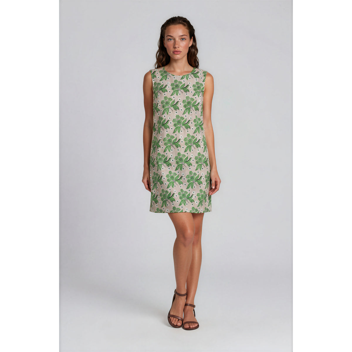 #color_Provencal Floral, Verte Multi