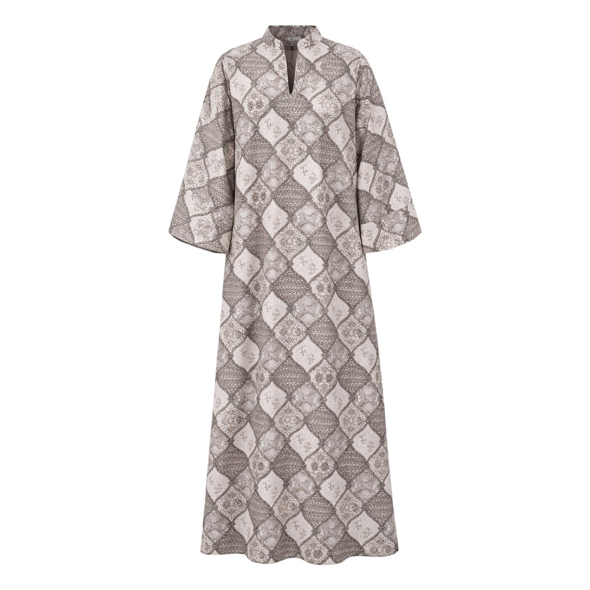 #color_Sankaty Floral, Brown - White Multi