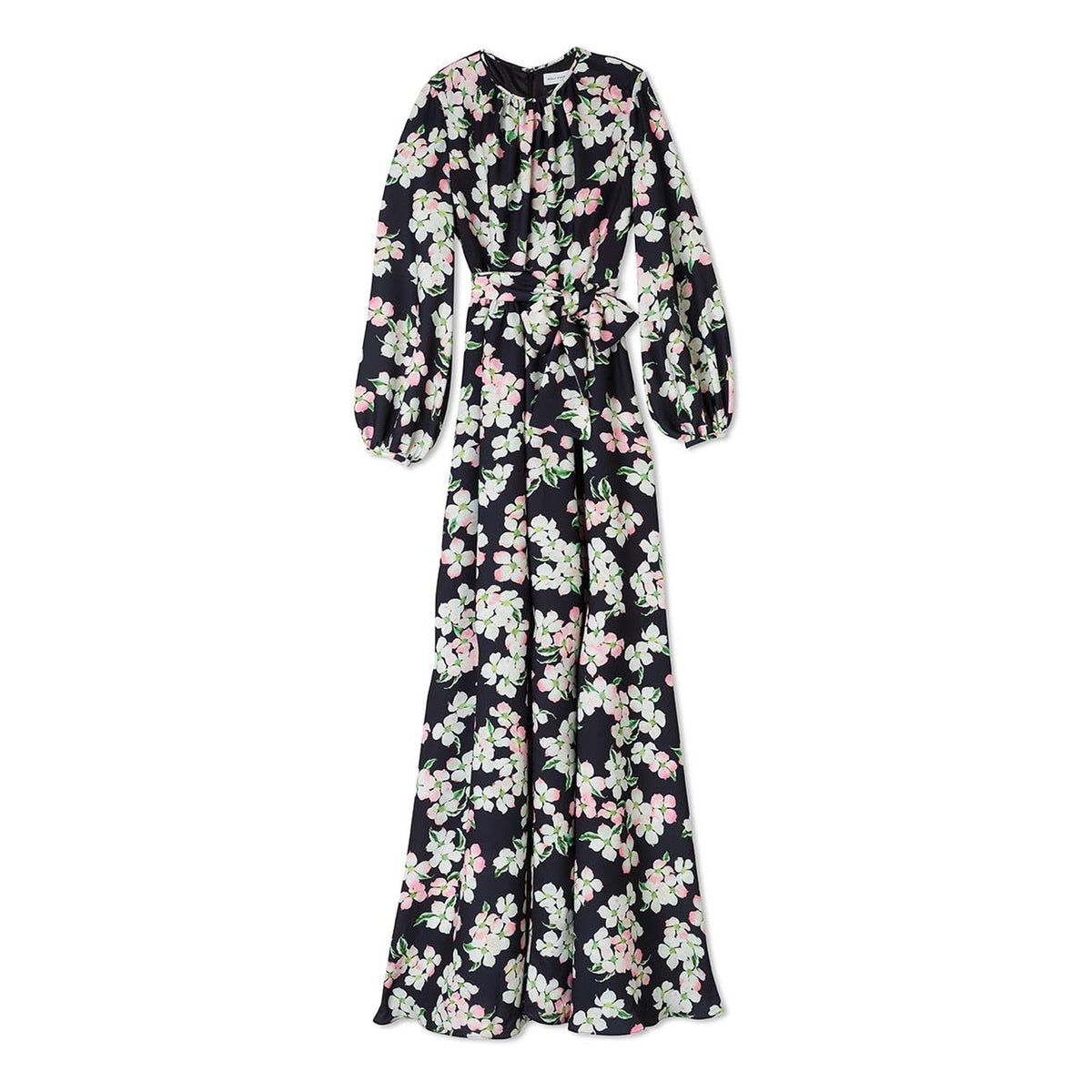 #color_Riviera Floral, Noir - Cream Multi