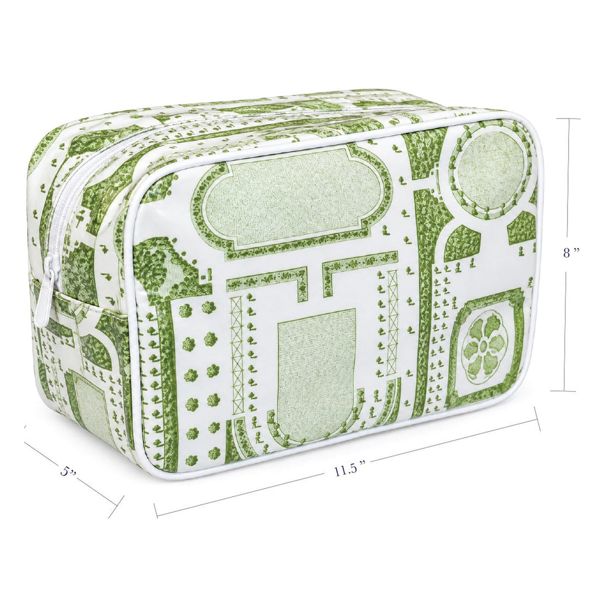 #color_Trianon Floral, Green - White Multi