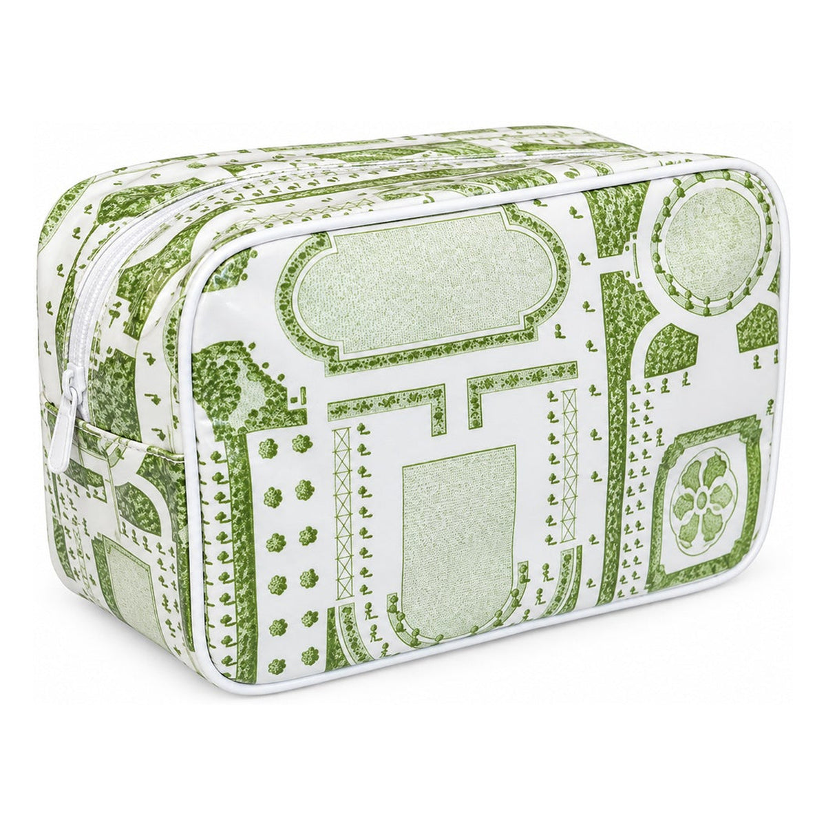 #color_Trianon Floral, Green - White Multi