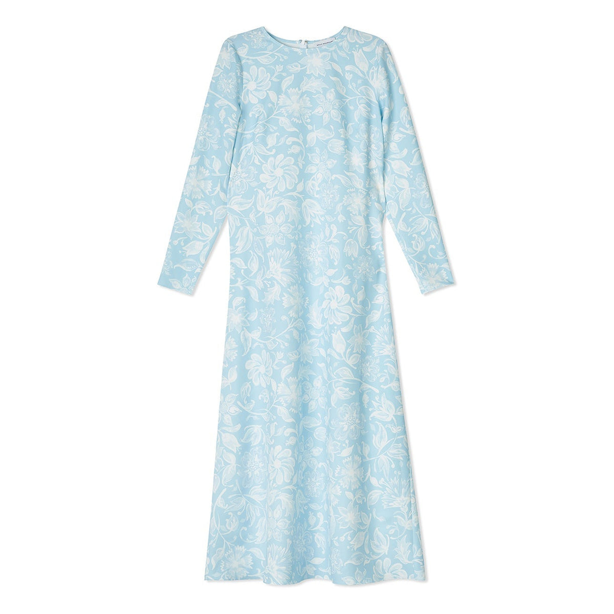 #color_Malabar Floral, Morning Sky Blue - White Inverse Multi