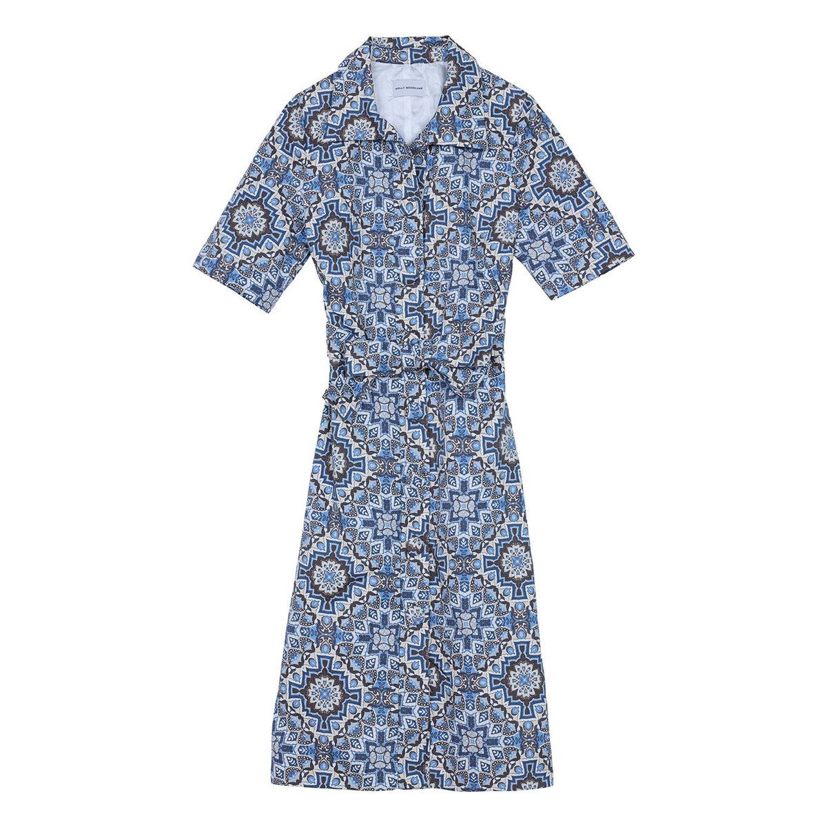 #color_Formentera Floral, Blue - Brown - Cream Multi