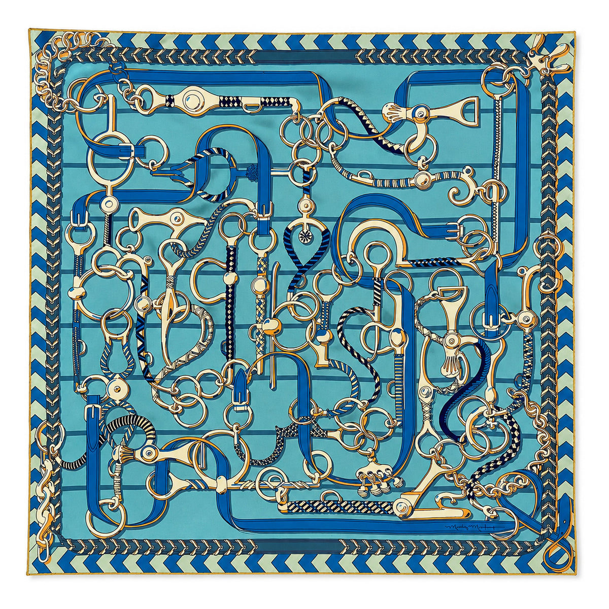 #color_Bridle Print, Heirloom Blue Multi
