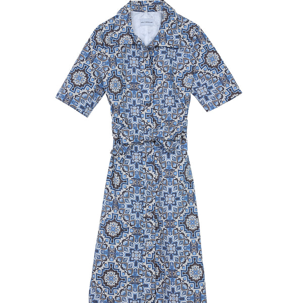 blair shirt dress Blair Maxi Shirt Dress - Multi Color