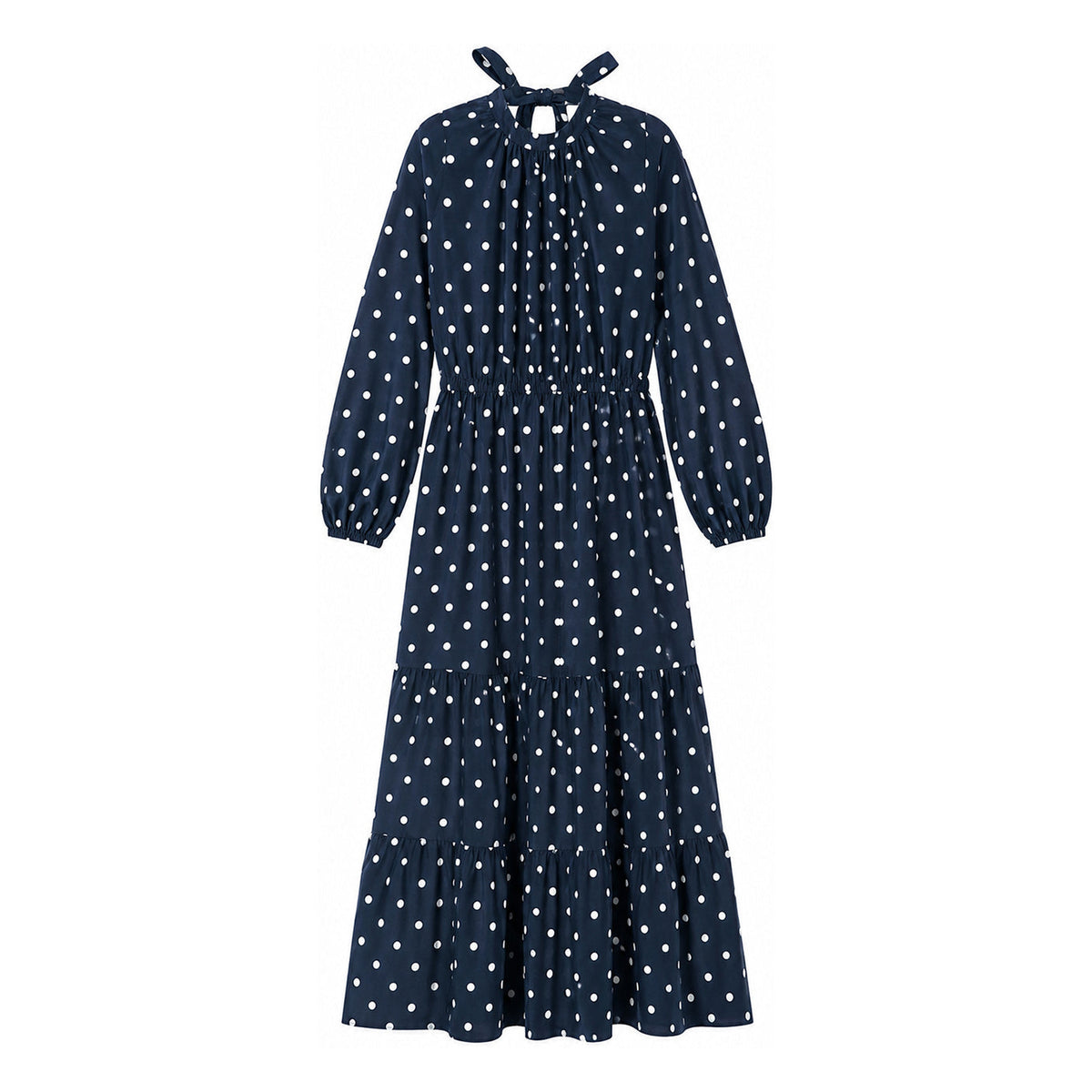 #color_Cadogan Dot, Navy - White Multi